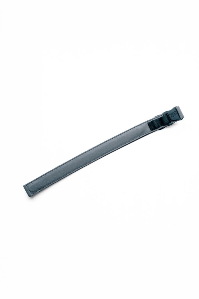 Gray Constantine Carry Belt™ by AYCHE, stylish and durable apparel accessory with adjustable strap and metal buckle.