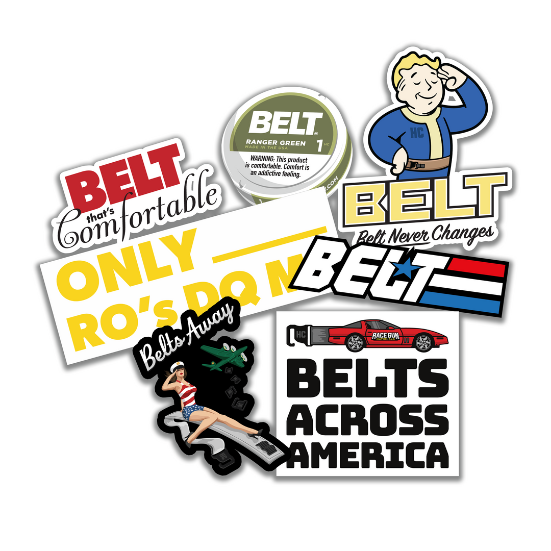Colorful SEASON 1 STICKER DROP on Hunter Constantine apparel, featuring vibrant, collectible stickers displayed on the clothing item.