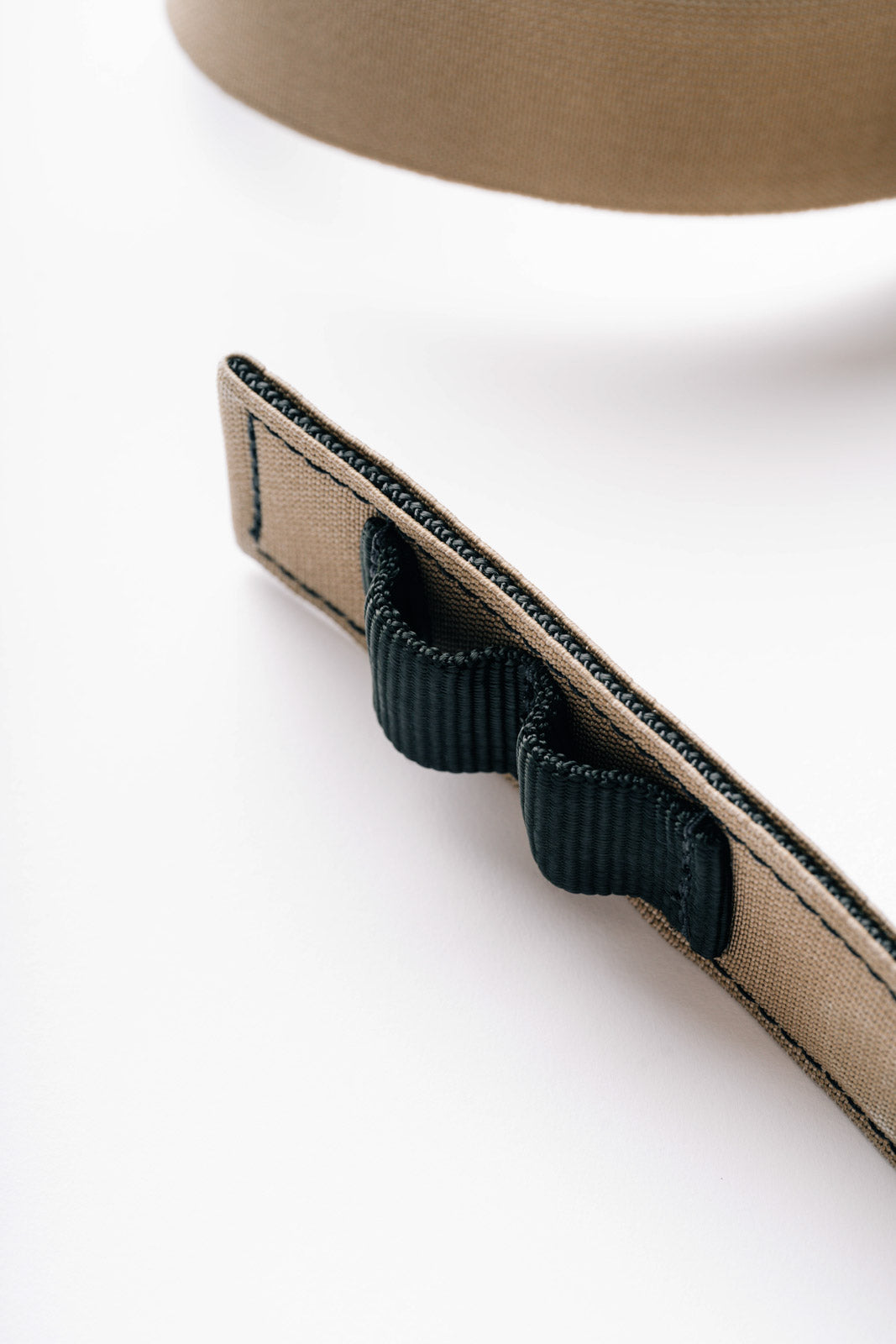 AYCHE Constantine Carry Belt™ in black, stylish men's apparel with adjustable strap and metal buckle for secure fit.