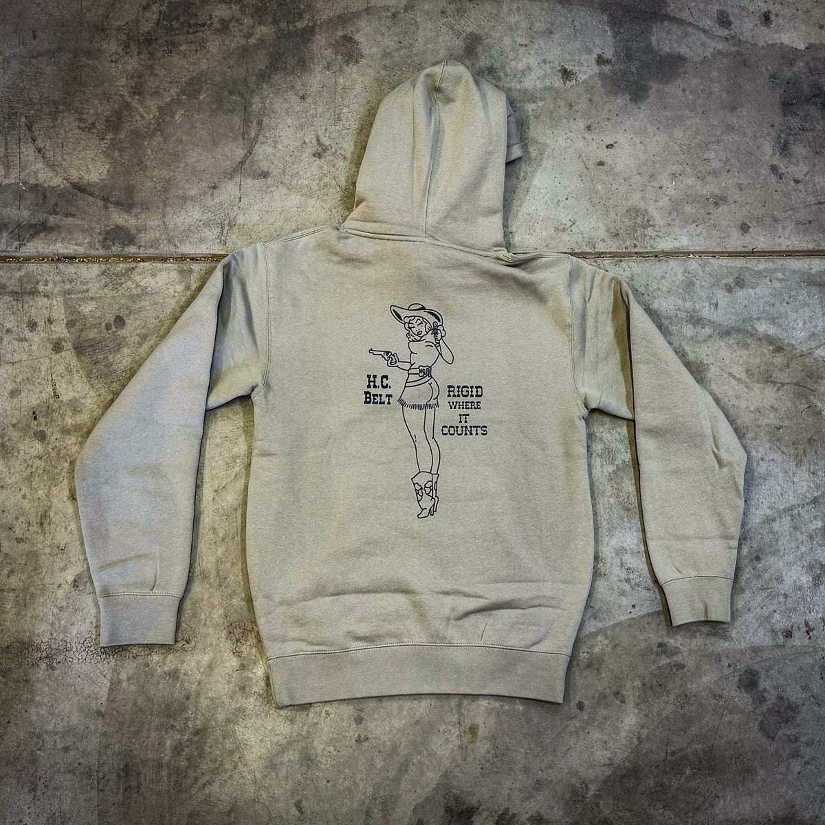 Hunter Constantine PIN UP GIRL hoodie featuring vintage-inspired graphic print on soft, cozy sweatshirt fabric.