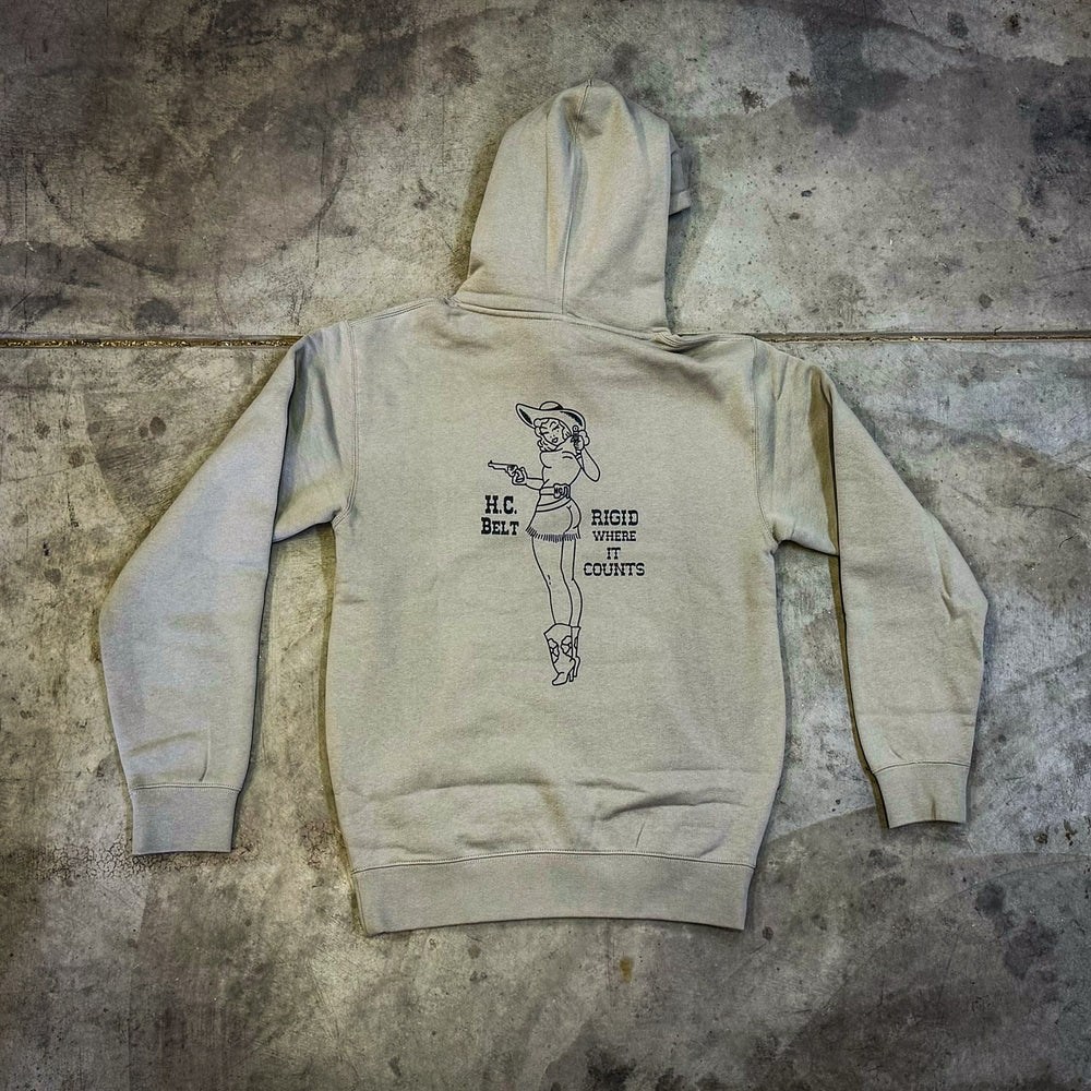 Hunter Constantine PIN UP GIRL hoodie featuring vintage-inspired graphic print on soft, cozy sweatshirt fabric.