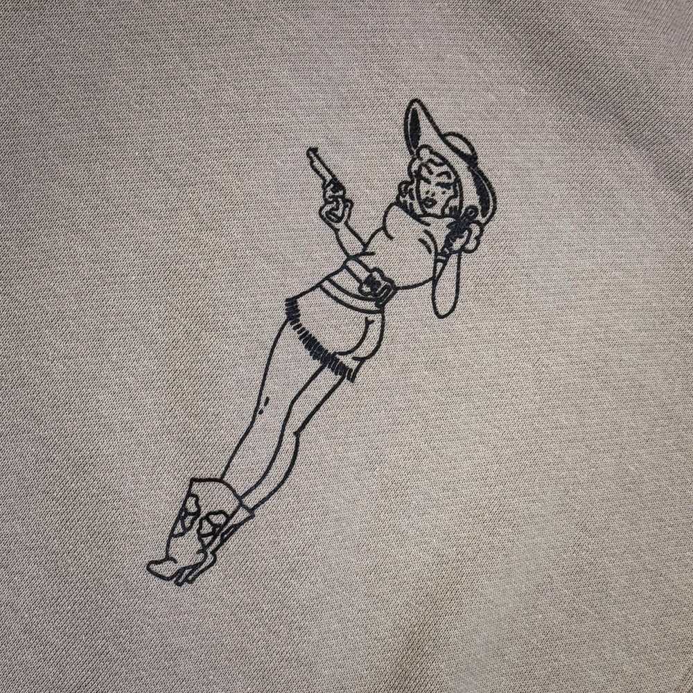 Hunter Constantine Pin Up Girl hoodie showcasing vintage-inspired graphic design, soft fabric, and casual fit for stylish comfort.