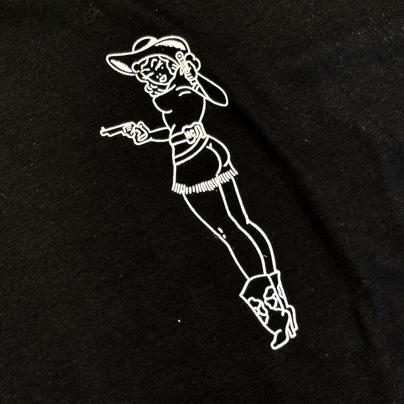 Hunter Constantine PIN UP GIRL TEE featuring a vintage-inspired pin-up girl graphic on a casual apparel t-shirt.
