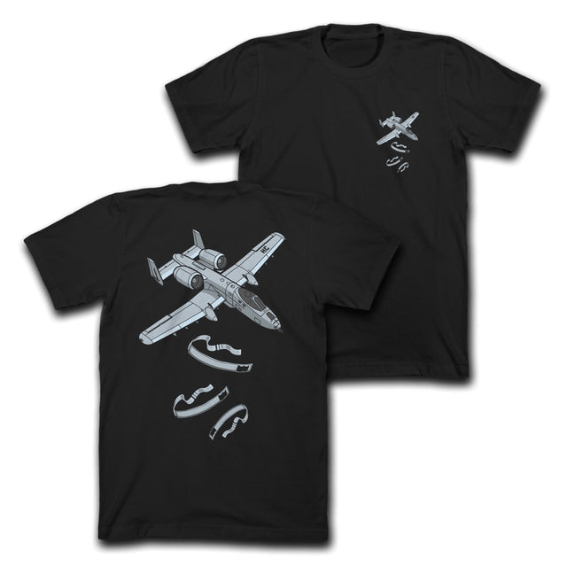 Black HC10-Warthog TEE from Hunter Constantine featuring a casual fit and graphic design, perfect for everyday apparel.