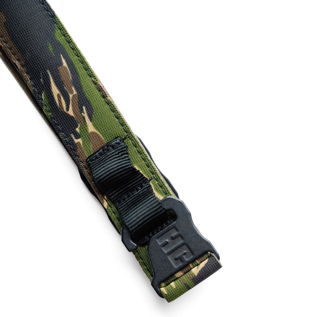 AYCHE Constantine Carry Belt™ in black with adjustable strap and metal buckle, casual men's apparel accessory.