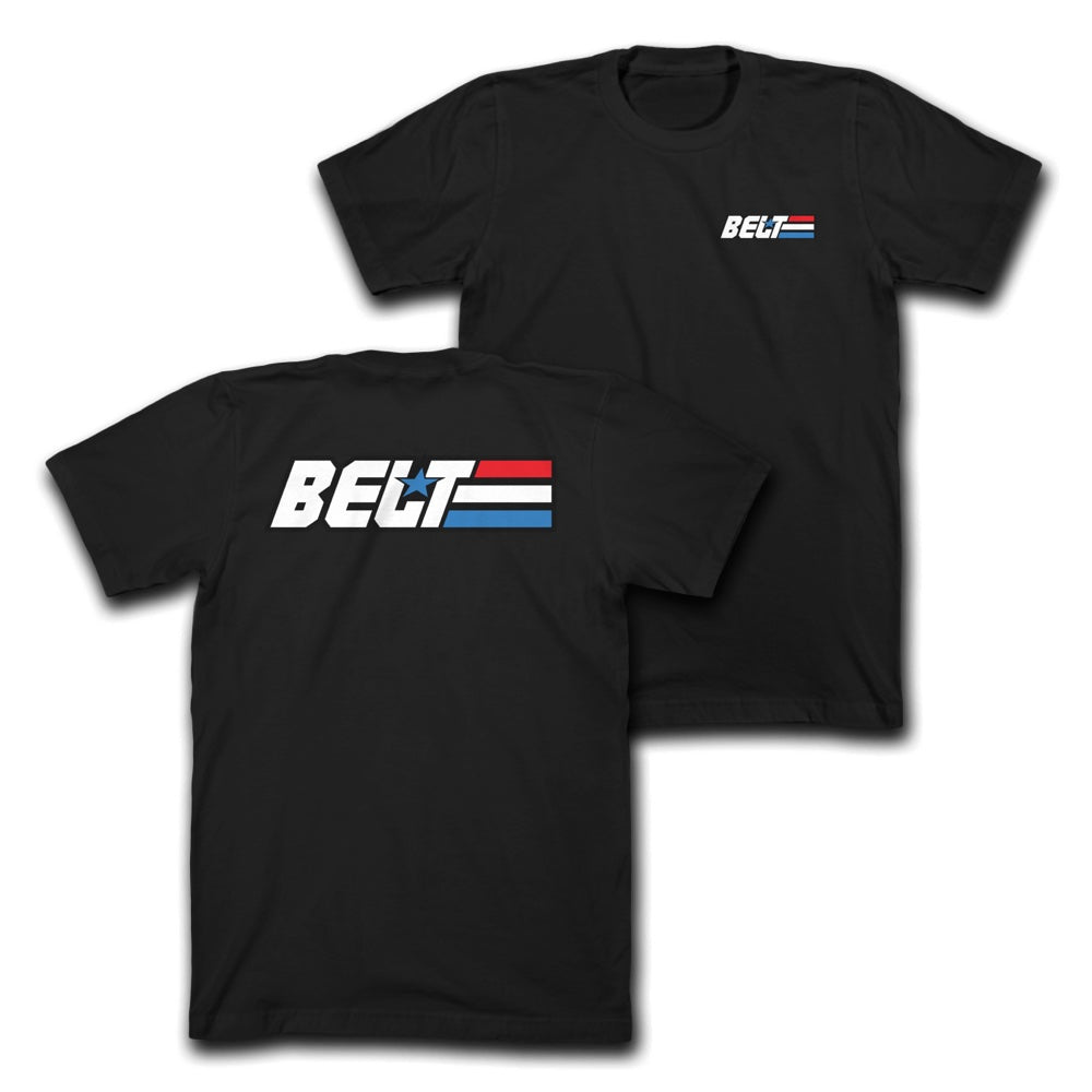 STANDARD ISSUE BELT TEE - BLACK